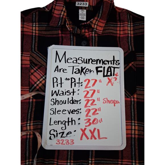 Members Mark Womens XXL Insulated Flannel Plaid Lumber Jack Cozycore Work Shaket - Picture 11 of 16